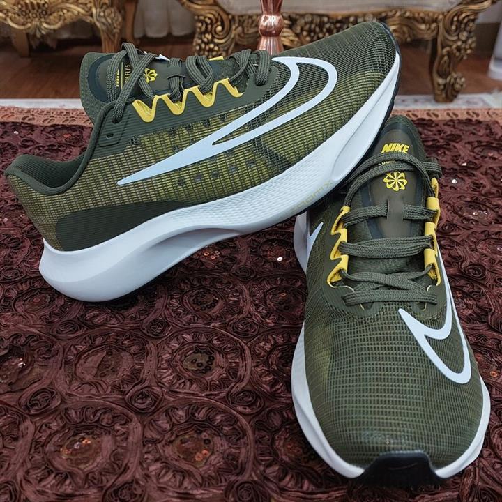 کفش  و کتونی رانینگ و پیاده روی نایک زوم فلای 5 ویتنام مستر کوالیتی زیتونی nike zoom fly5